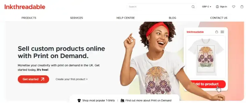 Inkthreadable Homepage