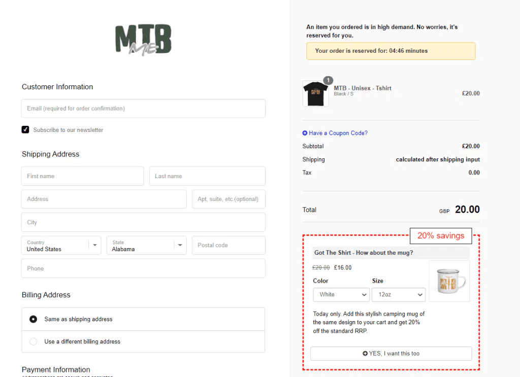 Launch Cart Order Bumps