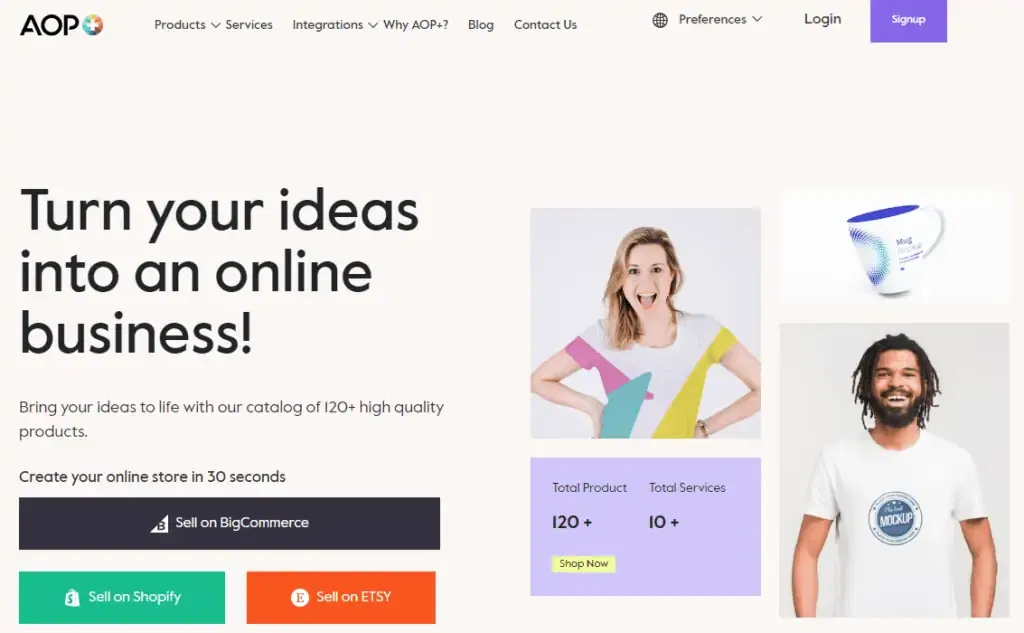 All Over Print Homepage