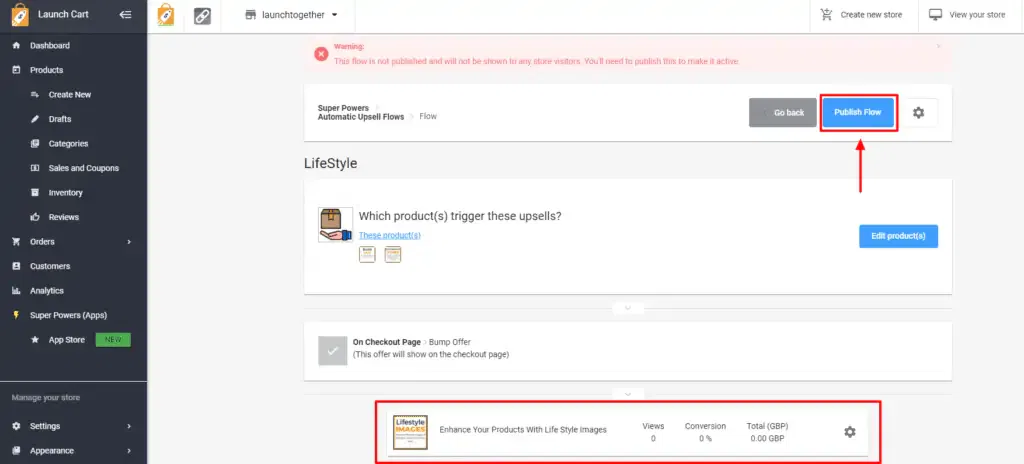 Order Bumps and Upsells - Publish
