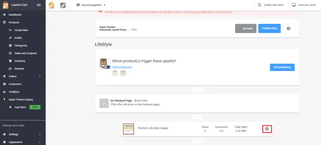 Order Bumps and Upsells - upsell