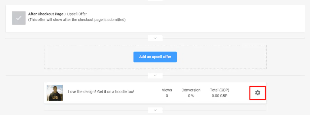 Order Bumps and Upsells  - product selection