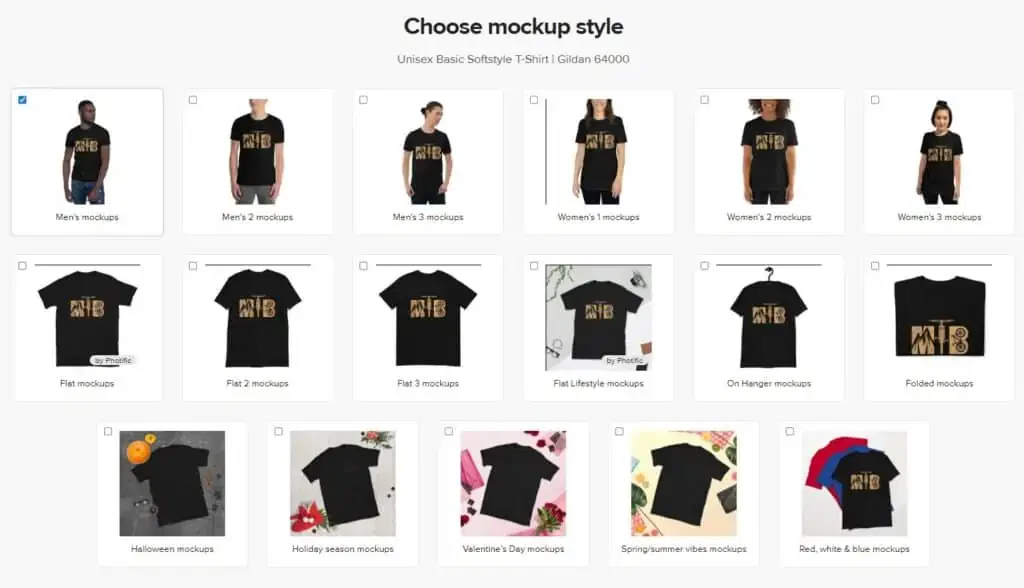 Additional Printful Mockups