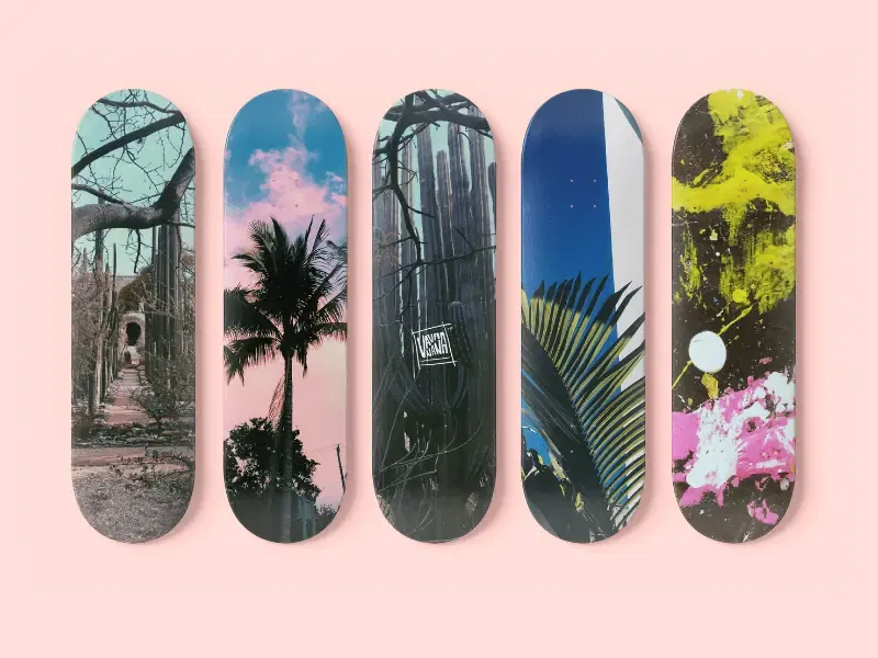 Print On Demand Skateboard Art