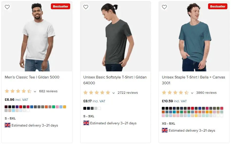 Bella Canvas Vs Gildan - Printful Shirts