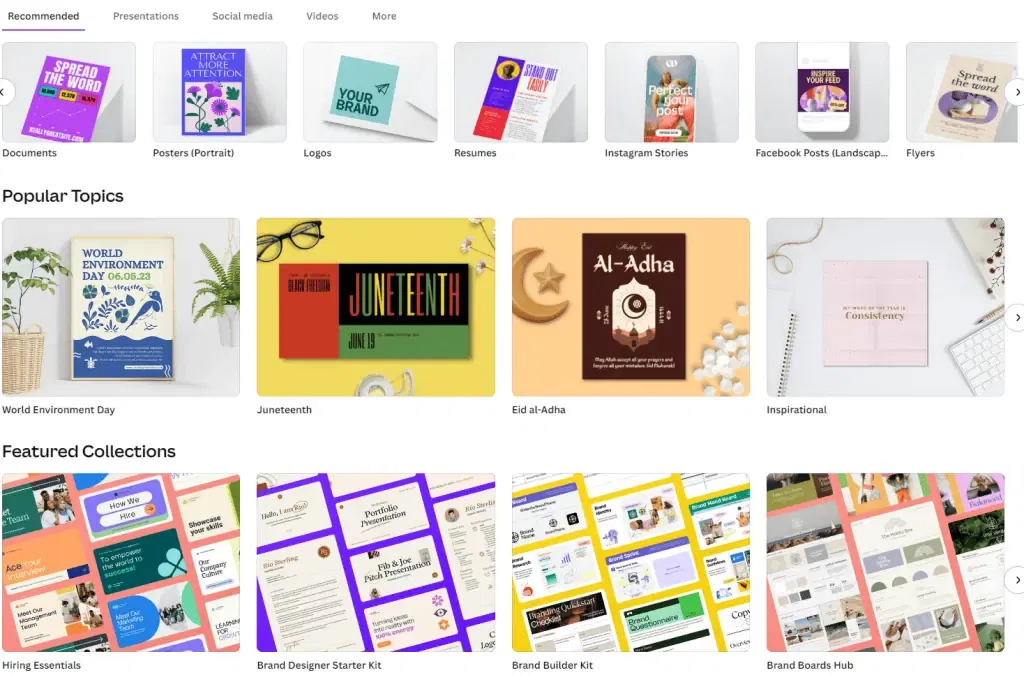 Canva Template Ideas