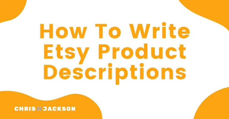 Etsy Product Descriptions