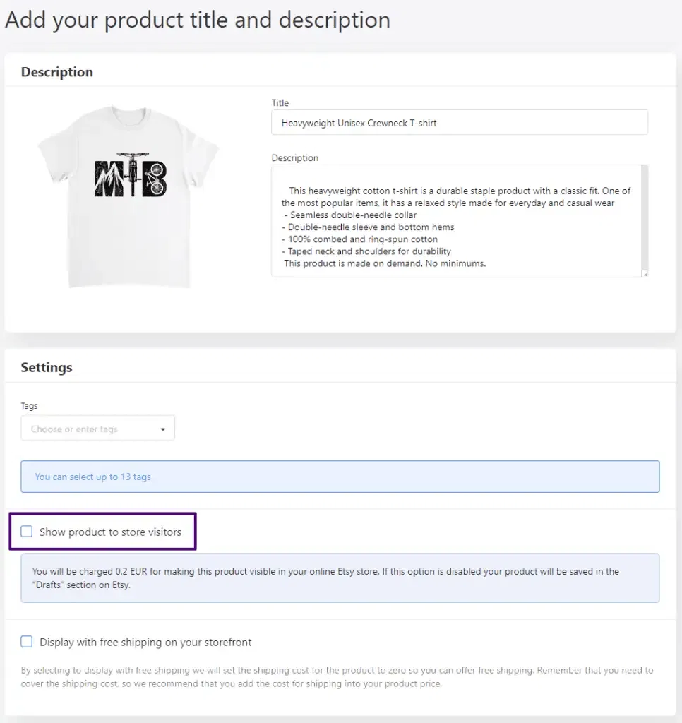 Gelato Product Details Page