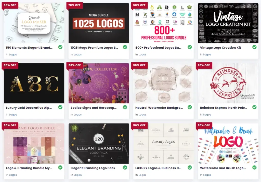 Creative Fabrica Logo Bundles