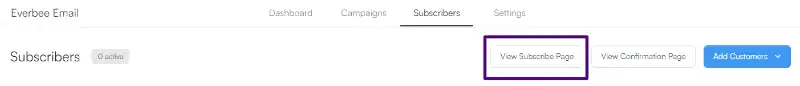 EverBee Email Subscriber Page Link