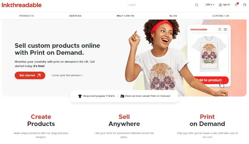 Inkthreadable Home Page