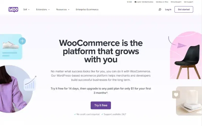 WooCommerce Homepage