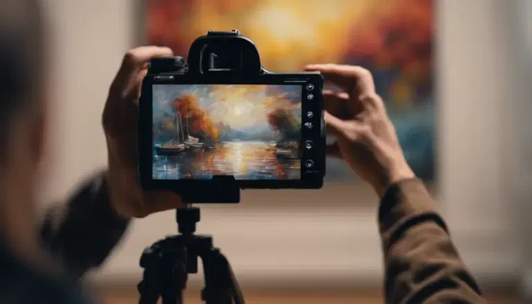 Photographing to digitize art