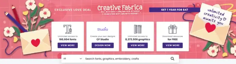 Creative Fabrica Banner