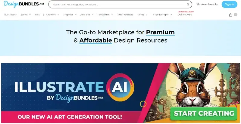 Design Bundles Home Page