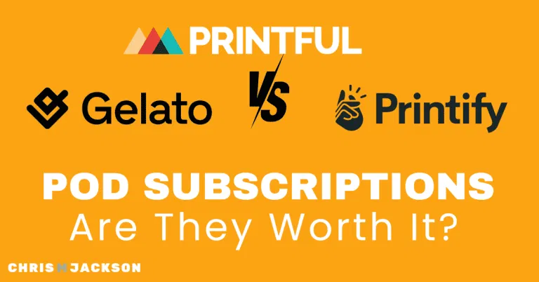Printful Growth, Printify Premium, Gelato Plus