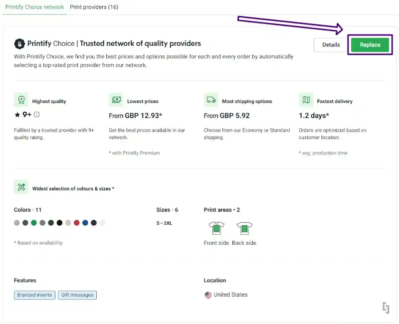 Printify Choice Product Migration