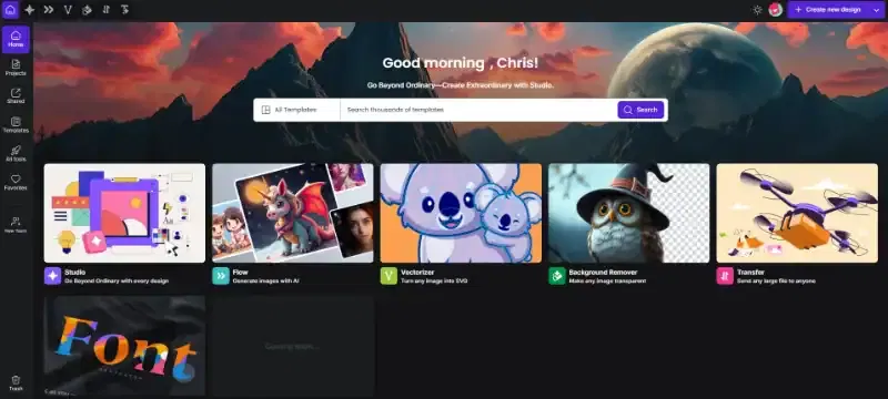 Creative Fabrica Studio - Home page