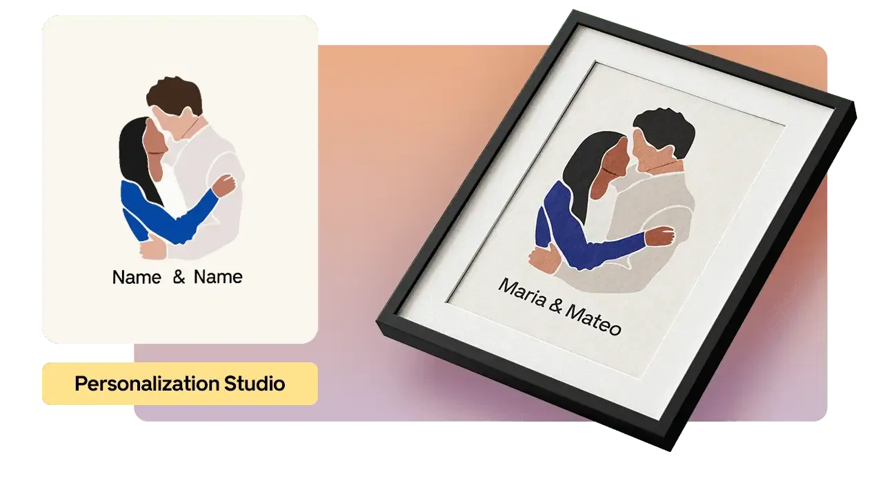 Gelato personalisation studio