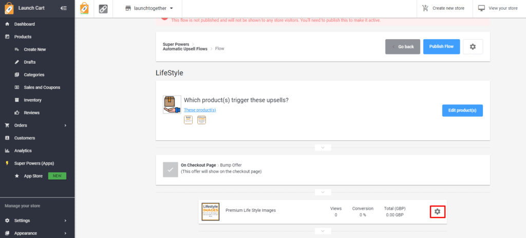 Order Bumps and Upsells - upsell