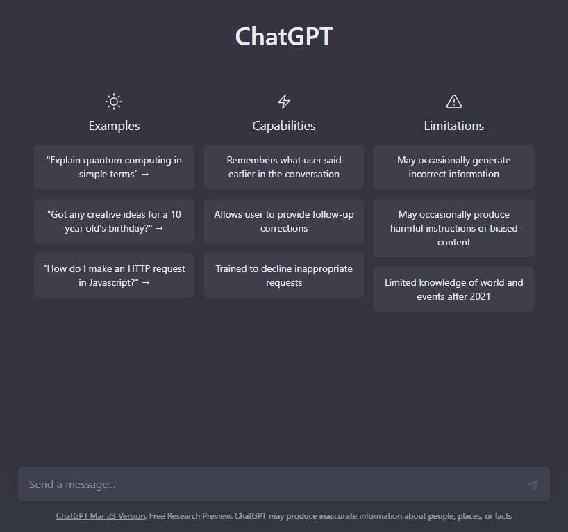 ChatGPT for Etsy - Chat Page