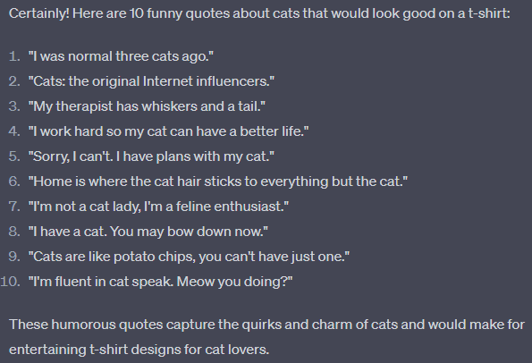 Funny quote screen shot