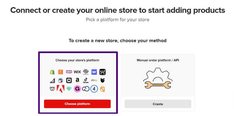 Choose your platorm