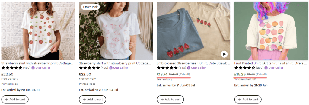 Etsy Sale
