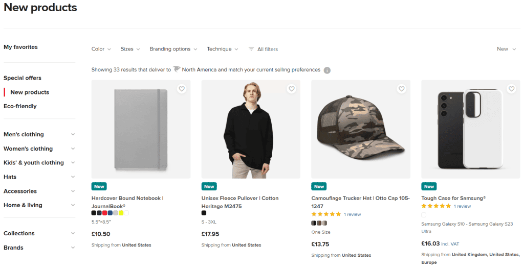 Printful Product Catalog