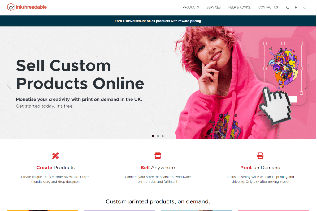 Inkthreadable Homepage