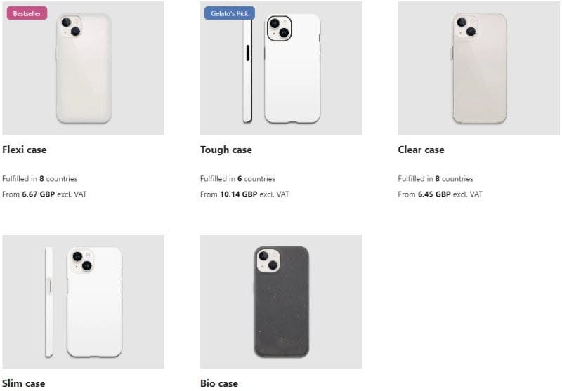 Gelato Phone Cases