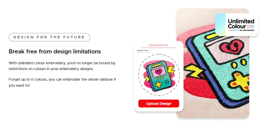 Inkthreadable Unlimited Colour