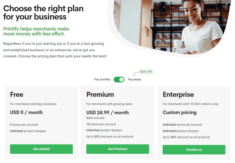 Printify Pricing