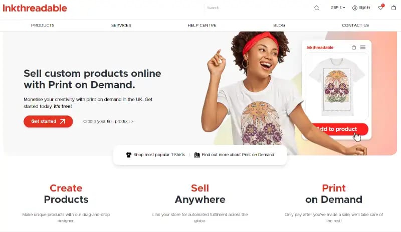 Inkthreadable Home Page