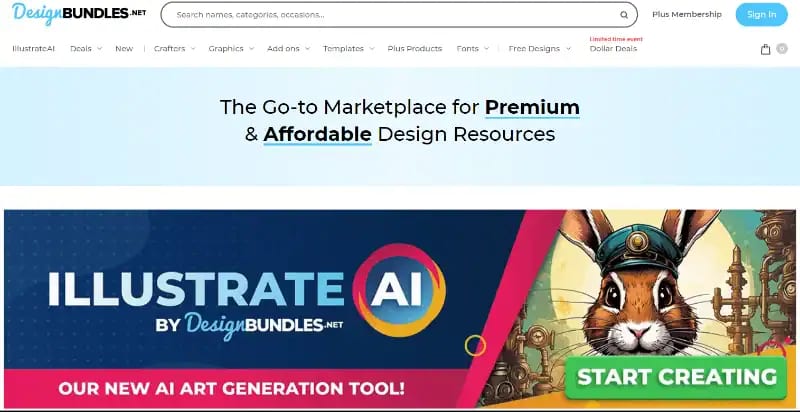Design Bundles Home Page
