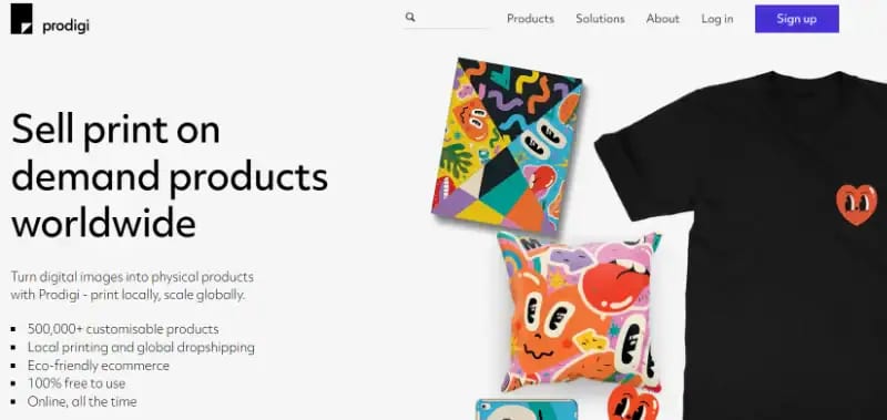 Prodigi Homepage