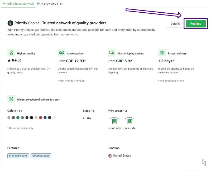 Printify Choice Product Migration
