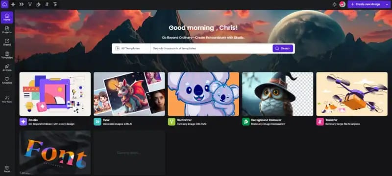 Creative Fabrica Studio - Home page